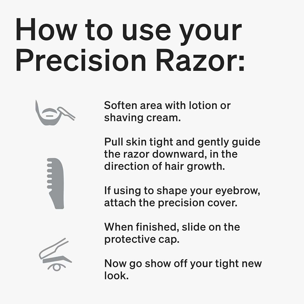 Schick Precision Razor — Precision Razor for Men, Edging Razors, Disposable Razors Men, 3 Count (Pack of 1) - Image 6