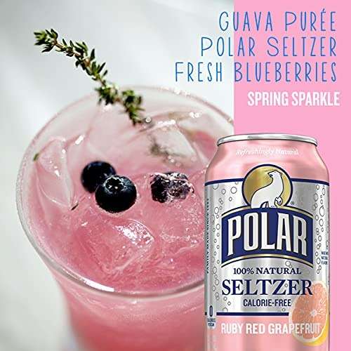 Polar Beverages All Flavor Variety Pack | Carbonated Flavored Sparkling Water, 12 Fl Oz Cans, Natural Flavors | Pack of 15 - Image 8