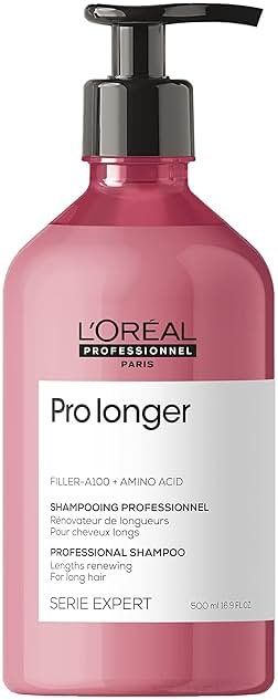 L'Oréal Professionnel Paris Pro Longer Thickening Shampoo - Reduces Breakage & Appearance of Split Ends For Thin & Fine Hair Types, Adds Volume & Shine - Product Image