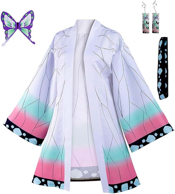 Haydory Womens Anime Cloak Cosplay Costume Kimono Cape Robe Halloween Suit Adult - Product Image