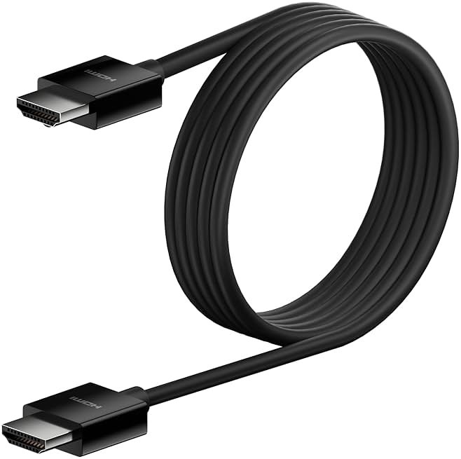 Belkin Ultra HD HDMI 2.1 Cable 6.6ft/2M, 4K Ultra High Speed HDMI Cable, 48Gbps HDMI 2.1 Cord, Dolby Vision HDR & 8K @60Hz, 10K Streaming - Compatible w/ Playstation, PS4, PS5, Xbox Series X, & More - Product Image