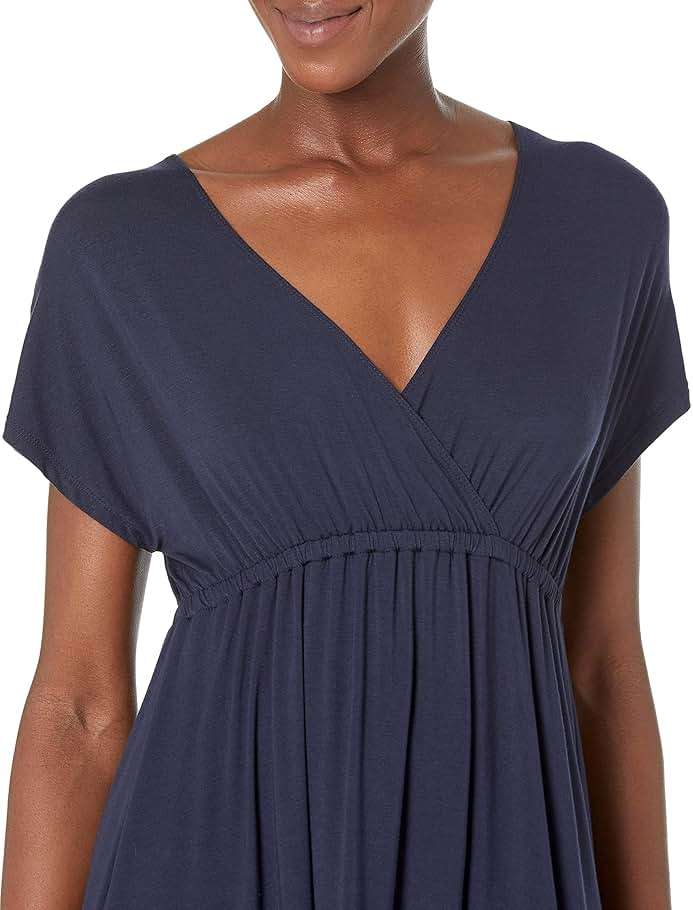 Amazon Essentials Women's Surplice V Neck Swing Dress (Available in Plus Size) - Image 3