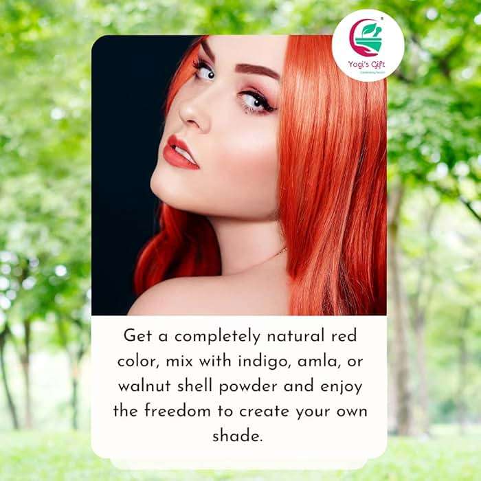 Henna Powder for Hair 2 LB | Triple Sifted & 100% Pure Henna | Chemical-Free Natural Hair Dye | Premium Quality | By Yogi's Gift® - Image 5