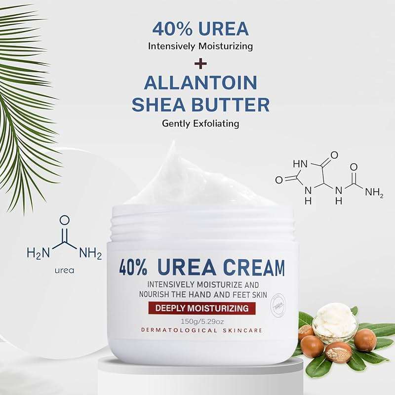 OUKEYA Urea Cream 40 Percent,Foot & Hand Cream for Dry Cracked,Urea Lotion for Feet Maximum Strength - Image 2
