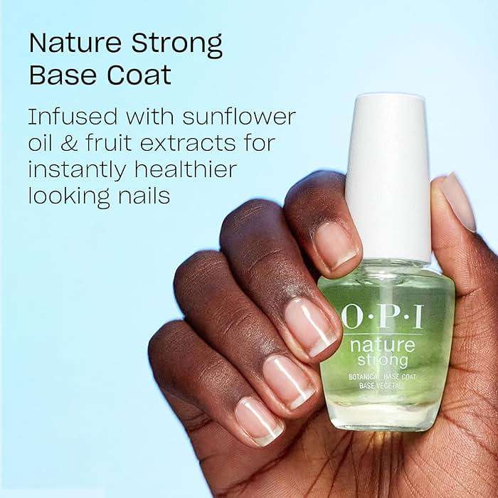 OPI Nature Strong Natural Origin 3-Step System | Botanical Base Coat, Top Coat, and Various Nail Polish Colors | High Shine + Color Protection | Eco-Friendly, Plant Based, Vegan, & Cruelty Free - Image 6