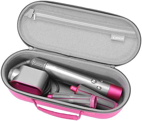 RLSOCO Travel Case for Dyson Supersonic/Supersonic Nural Hair Dryer & Dyson Airwrap/Airwrap i.d./Airwrap Co-anda2x Multi-Styler, Storage Hair Dryer/Airwrap Only for easy travelling - Pink - Image 2