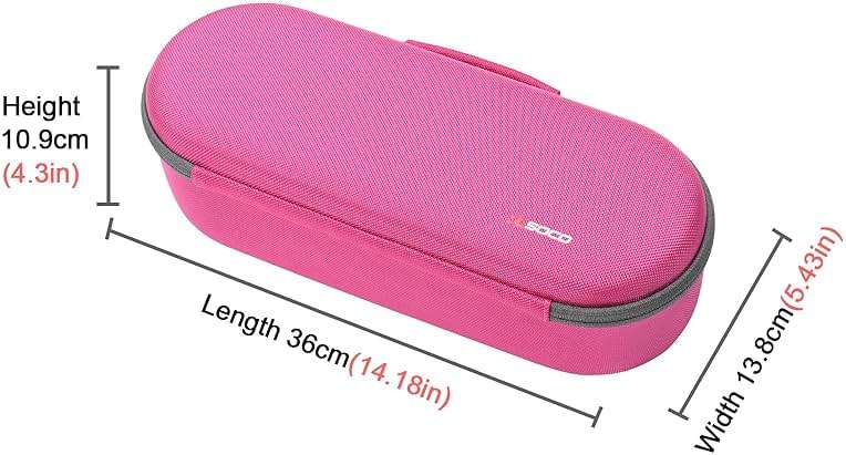 RLSOCO Travel Case for Dyson Supersonic/Supersonic Nural Hair Dryer & Dyson Airwrap/Airwrap i.d./Airwrap Co-anda2x Multi-Styler, Storage Hair Dryer/Airwrap Only for easy travelling - Pink - Image 10