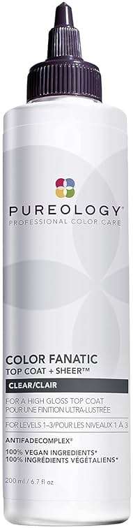 Pureology Color Fanatic Top Coat + Tone - Maintains Hair Color Treatment, Smooths, Restores Vibrancy and Adds Shine - Image 1