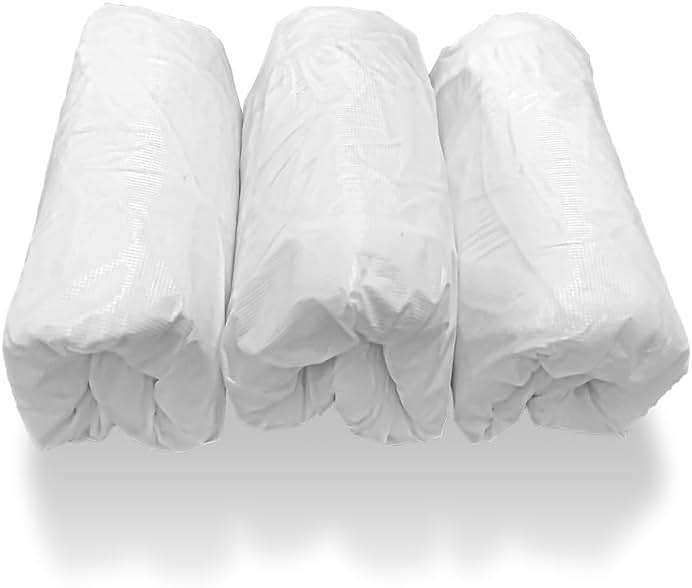 Greenour Shoe Covers Disposable 100 PCS (50 Pairs) Waterproof and Durable for Indoors Plastic Boot Covers White - Image 6