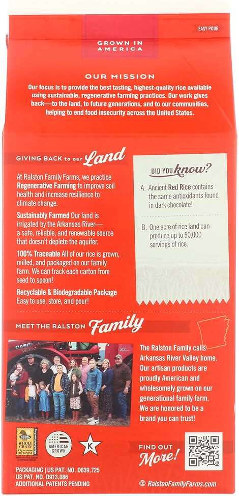 Ralston Family Farms, Rice Red, 16 Ounce - Image 3