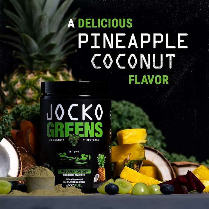 Jocko Fuel Daily Greens Powder - Premium Organic Greens Superfood Powder for Gut Health, Digestion, Bloating, Immune Support with Spirulina, Chlorella, Digestive Enzymes, & Probiotics - 30 Servings - Image 6