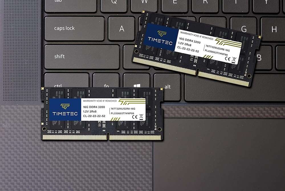 Timetec 32GB KIT (2x16GB) DDR4 3200MHz (PC4-3200AA) PC4-25600 SODIMM Laptop RAM – 260-Pin 1.2V CL22 Non-ECC Unbuffered Memory Module for Laptop, Notebook, Mini PC, All-in-One - Image 4