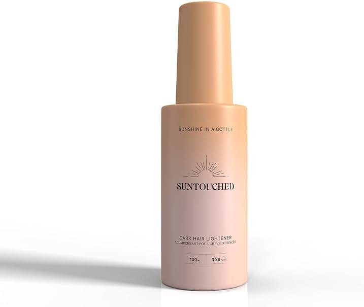 Suntouched Sun Hair Lightener for Dark Hair - Citrus & Chamomile Lightening Spray for Brunette Highlights - Vegan, Cruelty Free, Paraben Free, Ammonia Free, Bleach Free, 3.38 FL Oz Spray - Product Image