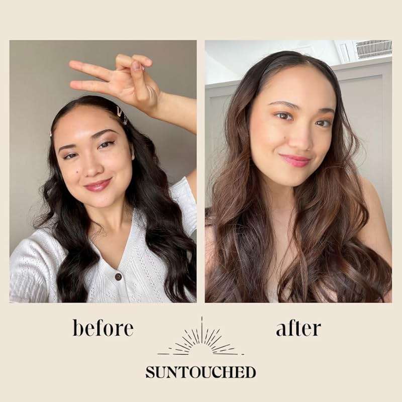 Suntouched Sun Hair Lightener for Dark Hair - Citrus & Chamomile Lightening Spray for Brunette Highlights - Vegan, Cruelty Free, Paraben Free, Ammonia Free, Bleach Free, 3.38 FL Oz Spray - Image 4