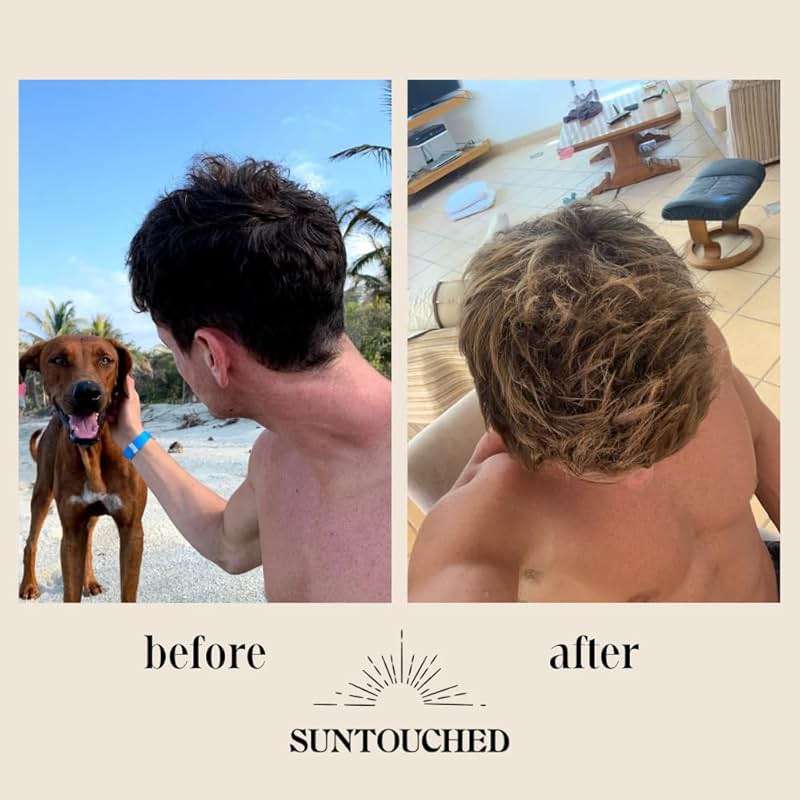 Suntouched Sun Hair Lightener for Dark Hair - Citrus & Chamomile Lightening Spray for Brunette Highlights - Vegan, Cruelty Free, Paraben Free, Ammonia Free, Bleach Free, 3.38 FL Oz Spray - Image 5