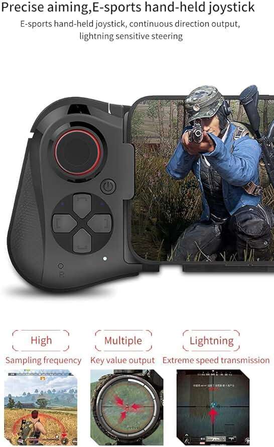 Megadream Mobile Gaming Controller for iPhone iOS Android PC Wireless Gamepad Joystick for iPhone 17/iPhone 16/15/14/12, iPad, MacBook, Galaxy S22/S21/S20, TCL, Tablet, PC - 18+ Hour Battery Life - COD - Image 2
