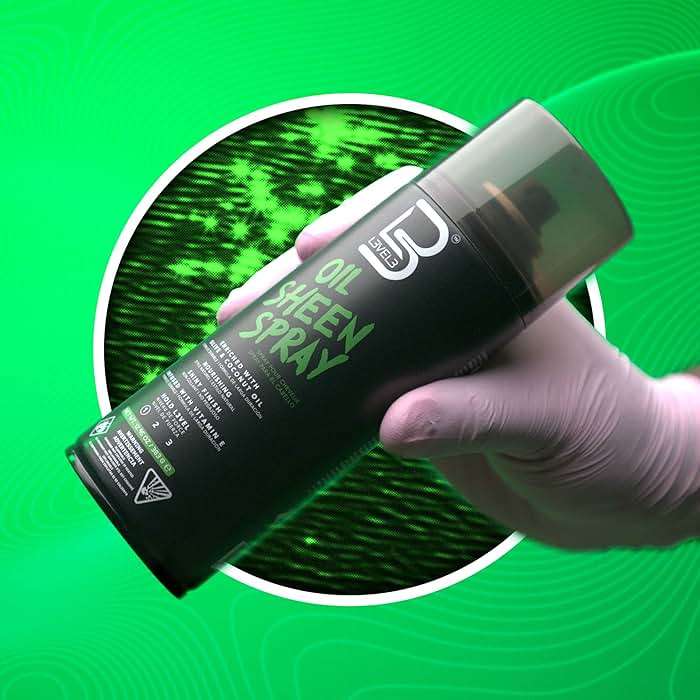 L3 Level 3 Oil Sheen Spray - Adds Shine to Hair After Styling - Infused with Vitamin E, Olive, Coconut Oil and Herbal Extracts - Image 4