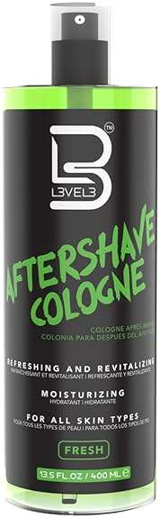 L3 Level 3 After Shave Spray Cologne - Softens Skin - Refreshes and Relieves Face and Skin - Moisturizing Formula Level Three After Shaving, Fresh Scent, 13.5 Fl Oz - Image 1