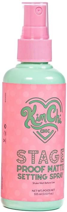 KimChiChic Beauty Stage Proof Matte Setting Spray, Makeup Finishing Mist and Fixative for All Skin Types, 3.55 fl oz - Product Image