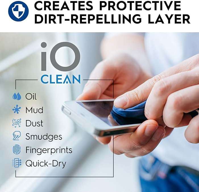 Screen Cleaner Spray (16oz - 473ml) – Best Large Cleaning Kit for LCD LED OLED TV, Smartphone, iPad, Laptop, Touchscreen, Computer Monitor, Electronic Devices, Microfiber Cloth Wipes and 2 Nozzles - Image 7