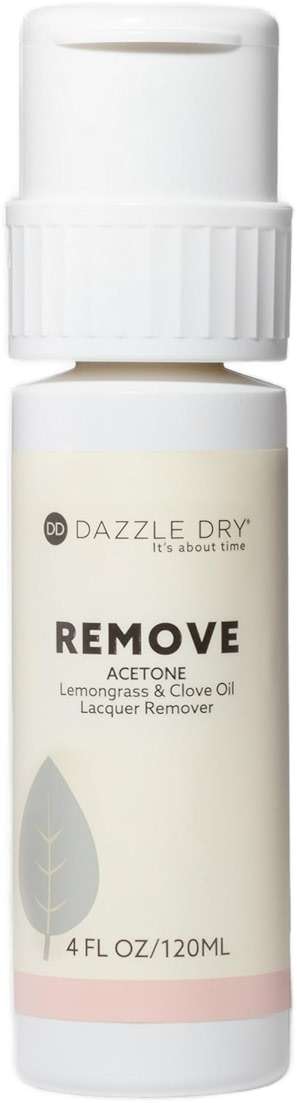 Dazzle Dry Remove Acetone, Lemongrass + Clove Oil Lacquer Remover, 4 oz (120 mL), Menda Pump - Image 1