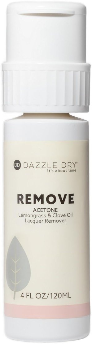 Dazzle Dry Remove Acetone, Lemongrass + Clove Oil Lacquer Remover, 4 oz (120 mL), Menda Pump - Product Image
