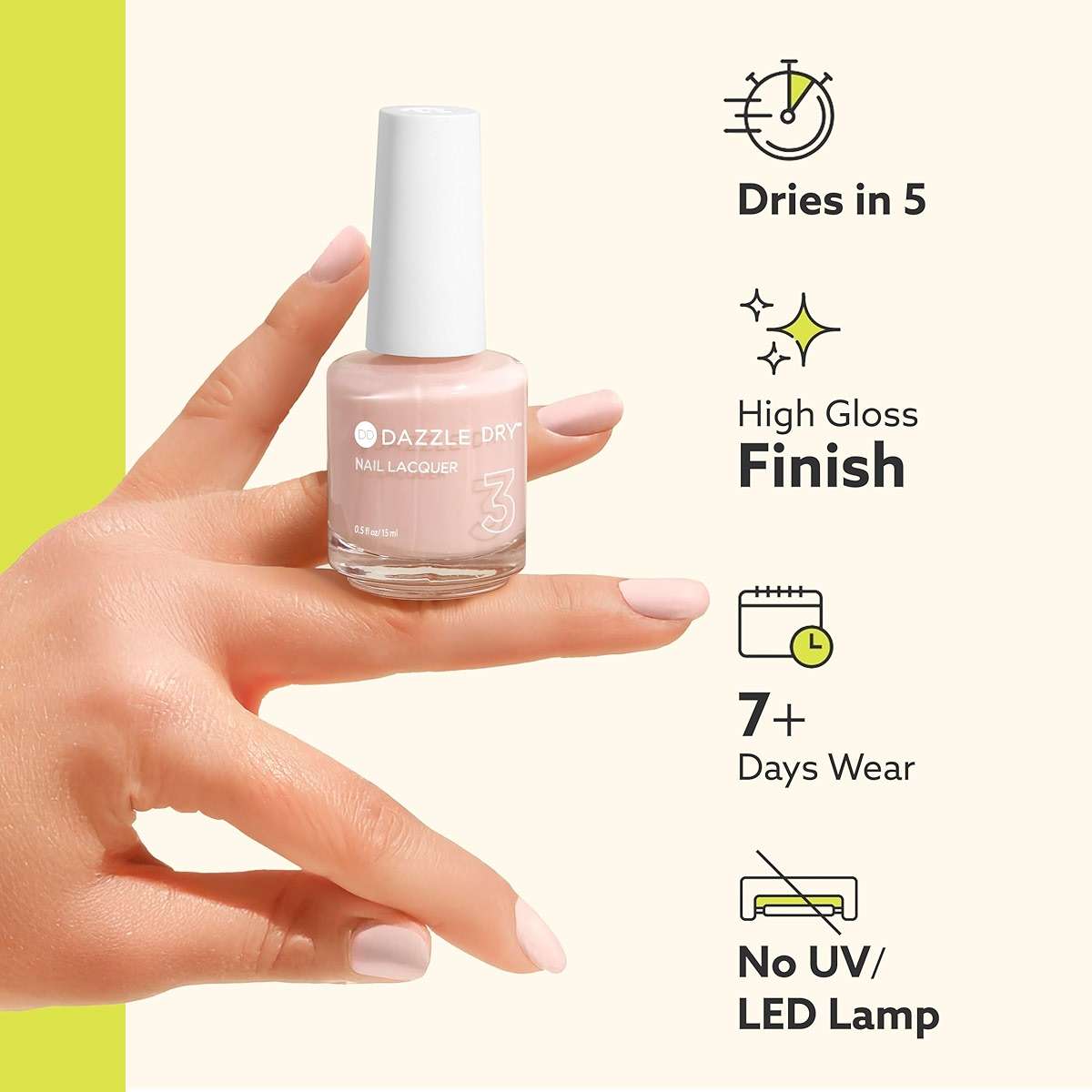 Dazzle Dry Remove Acetone, Lemongrass + Clove Oil Lacquer Remover, 4 oz (120 mL), Menda Pump - Image 4