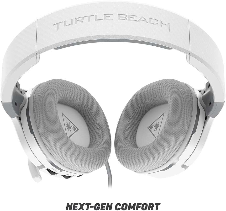 Turtle Beach Recon 200 Gen 2 Powered Gaming Headset - Xbox Series X, Xbox Series S & Xbox One, PS5, PS4, Mobile & PC with 3.5mm - Bass Boost, Memory Foam, White - Image 4