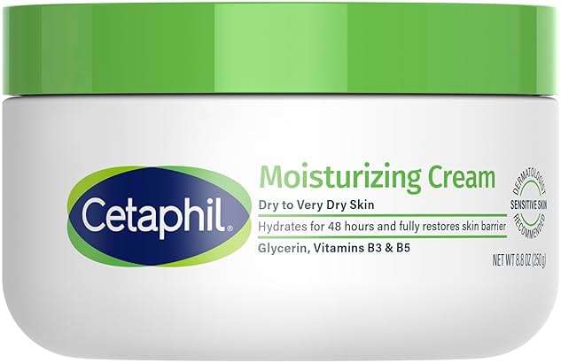 Cetaphil Face & Body Moisturizer, Hydrating Moisturizing Cream for Dry to Very Dry, Sensitive Skin, NEW 8.8 oz, Fragrance Free, Non-Comedogenic, Non-Greasy (Packaging May Vary) - Image 1