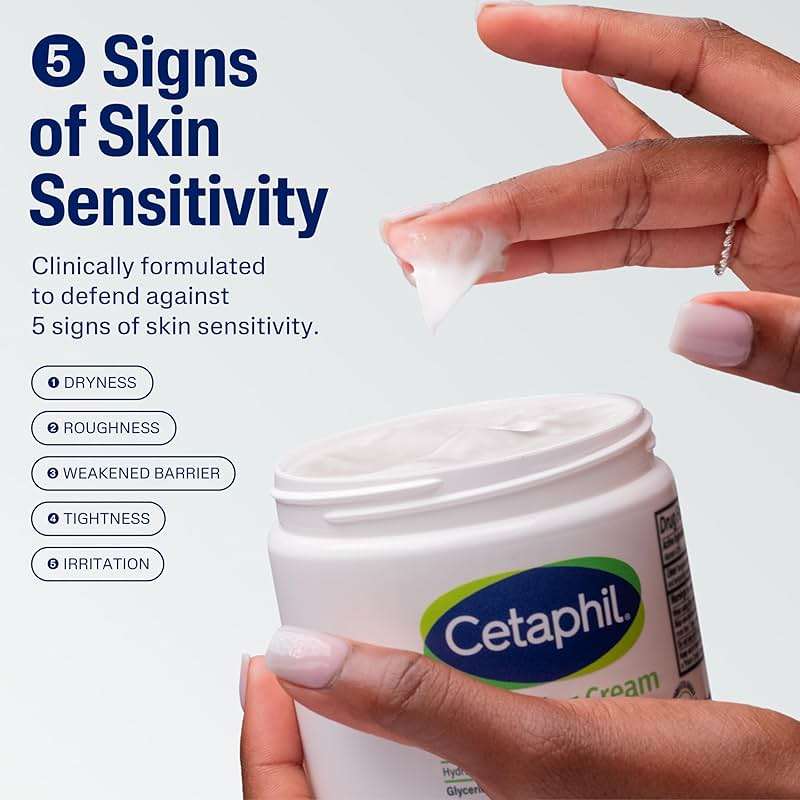 Cetaphil Face & Body Moisturizer, Hydrating Moisturizing Cream for Dry to Very Dry, Sensitive Skin, NEW 8.8 oz, Fragrance Free, Non-Comedogenic, Non-Greasy (Packaging May Vary) - Image 3