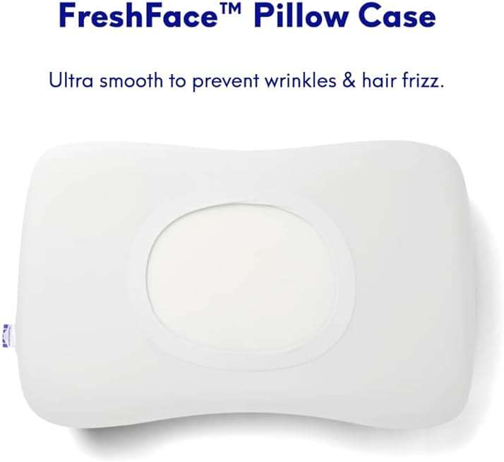 C CUSHION LAB Deep Sleep Pillow, Patented Ergonomic Contour Design for Side & Back Sleepers, Orthopedic Cervical Shape Gently Cradles Head & Provides Neck Support & Shoulder Pain Relief - Calm Grey - Image 6