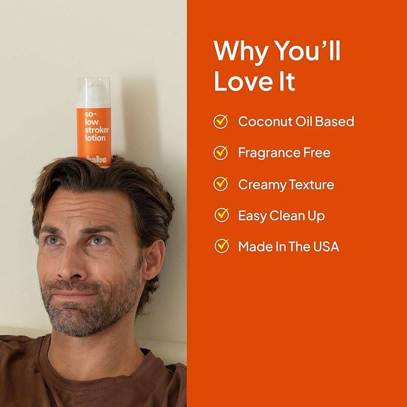 Hello Cake So-Low Stroker Lotion - Below the Belt Solo Cream for Men, Natural Moisturizing Ingredients Coconut Oil, Avocado Oil, Aloe Vera, 3.3 fl oz - Image 4