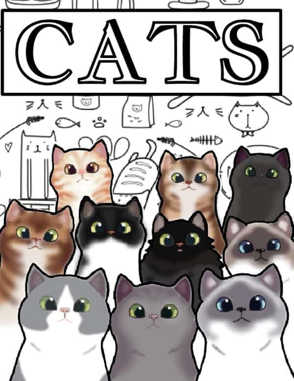 CATS: Coloring Book - Image 1