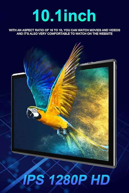 ZZB 10 inch Tablet Android 15 Tablet PC, 10.1" Android Tablets DDR4 8GB RAM 32GB ROM 2MP+8MP Dual Camera 5G WiFi-6 BT Support 1TB Expand 10 in IPS 6000mAh Battery Powerful Performance Tablets (Gray) - Image 2