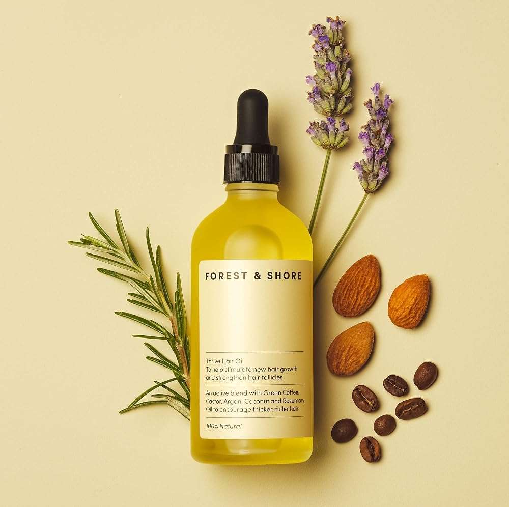 Forest & Shore Hair Growth Oil & Serum - Visibly Fuller, Thicker, Stronger Hair with Caffeine, Biotin & 13 Natural Oils - Rosemary, Castor & Argan Scalp Treatment for Women & Men - Vegan - Image 8