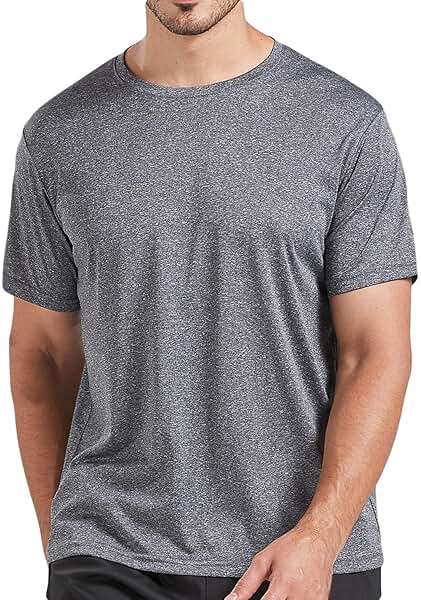 5 Pack Men's Dry Fit T Shirts Athletic Running Gym Workout Short Sleeve Tee Shirts for Men - Image 3