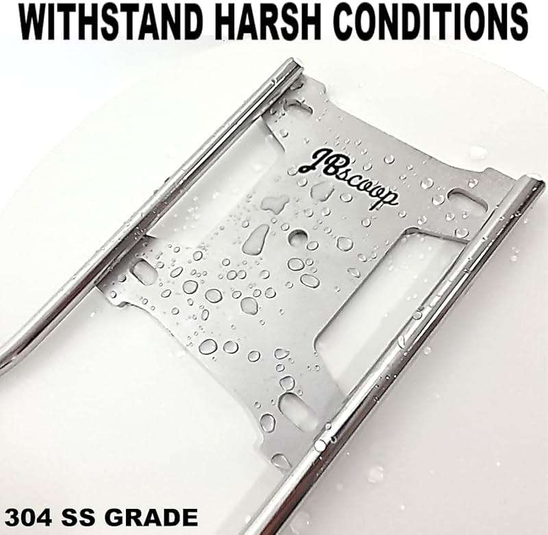 JBscoop Large Stainless Steel Hose Holder, Heavy Duty Hose Hanger (1) - Image 4