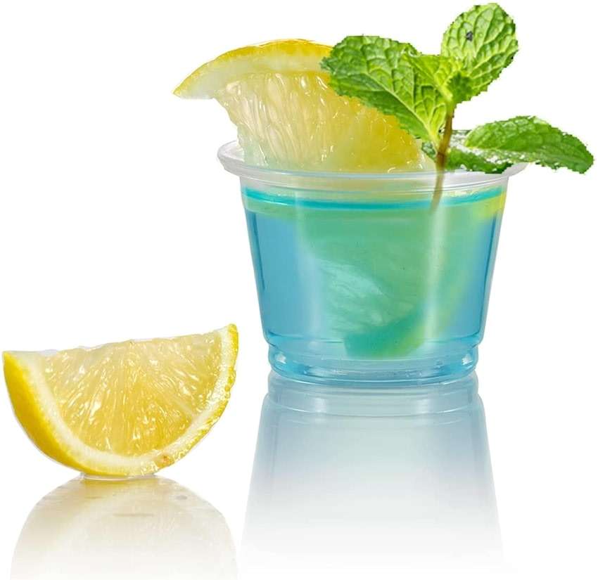 300 Count-1oz Plastic Shot Glasses Mini Disposable Cups Perfect Container for Jello Shots, Condiments, Tasting, Sauce, Dipping, Samples - Image 5