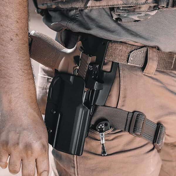 Mid-Rise Drop Leg Platform - USA Made - Duty and Offset Drop Leg Belt Attachment for OWB, TASER, Leo & More - by Blade-Tech for Holsters - Image 7