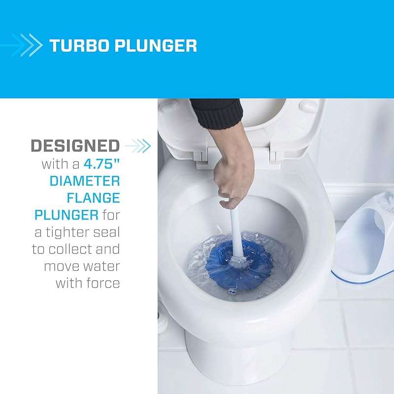 Mr. Clean Toilet Bowl Brush and Plunger Caddy Combo (Set of 2) - Image 4