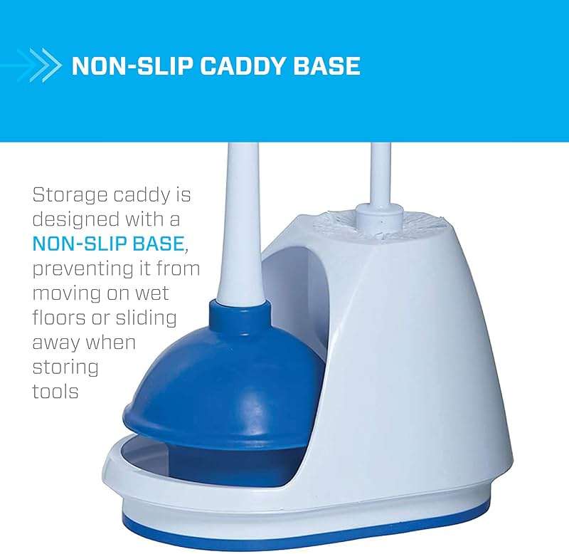 Mr. Clean Toilet Bowl Brush and Plunger Caddy Combo (Set of 2) - Image 7