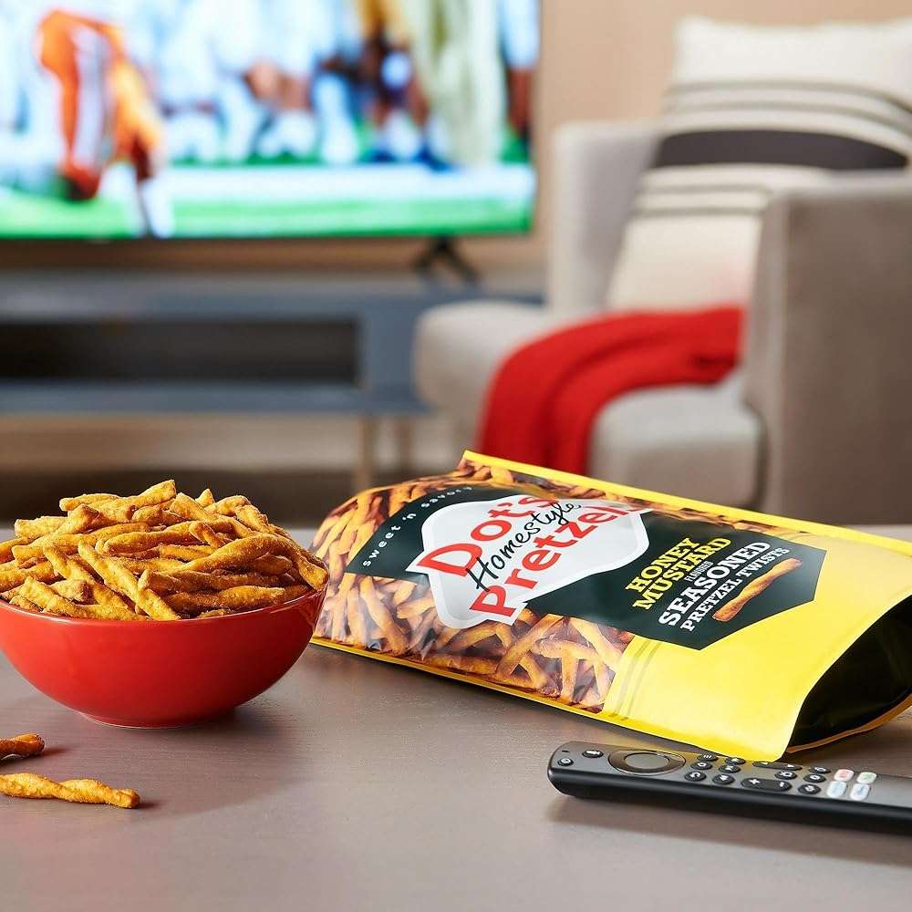 Dot's Homestyle Pretzels Honey Mustard Seasoned Pretzel Twist Snack, 16oz Grocery Sized Bag - Image 6