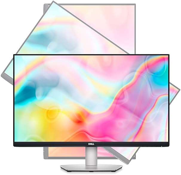 Dell S2722DC Monitor - 27-inch WQHD (2560x1440) 75Hz 4Ms Display, AMD FreeSync, Built in Speaker, USB Type-C Connectivity, Height/Pivot/Swivel/Tilt Adjust - Platinum Silver - Image 11