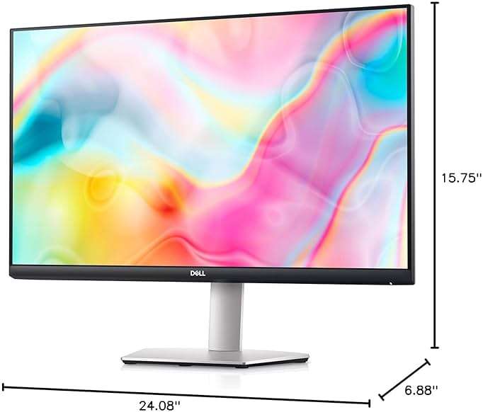 Dell S2722DC Monitor - 27-inch WQHD (2560x1440) 75Hz 4Ms Display, AMD FreeSync, Built in Speaker, USB Type-C Connectivity, Height/Pivot/Swivel/Tilt Adjust - Platinum Silver - Image 17