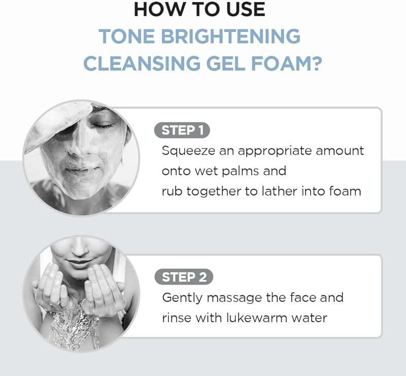 SKIN1004 Tone Balancing Cleansing Gel Foam, 125ml, Makeup Remover & Face Cleanser with Madagascar Centella Asiatica & MadeWhite, Korean Hydrating Gel Facial Cleanser, Korean Skincare - Image 6