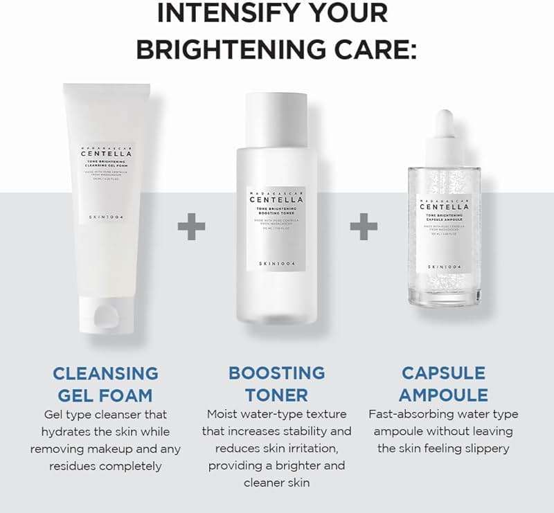 SKIN1004 Tone Balancing Cleansing Gel Foam, 125ml, Makeup Remover & Face Cleanser with Madagascar Centella Asiatica & MadeWhite, Korean Hydrating Gel Facial Cleanser, Korean Skincare - Image 7
