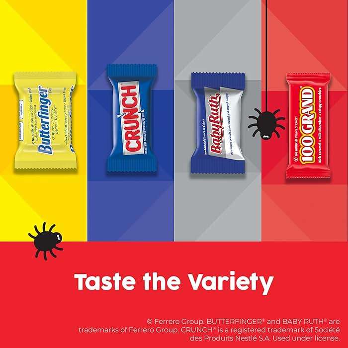 Assorted Butterfinger, Crunch, and Baby Ruth Mini Chocolates, 135 count Party Pack, 55.3 oz - Image 5