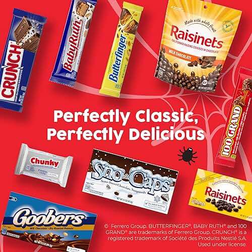 Assorted Butterfinger, Crunch, and Baby Ruth Mini Chocolates, 135 count Party Pack, 55.3 oz - Image 7