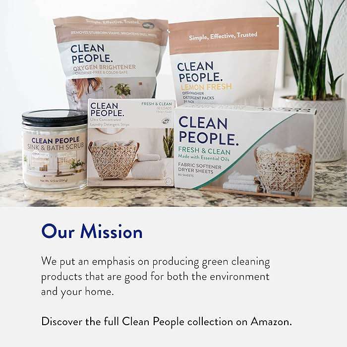 The Clean People Laundry Detergent Pods - Hypoallergenic Laundry Pods - Ultra Concentrated, Recyclable Packaging, Stain Fighting - Fresh Scent, 192 Pack - Image 6