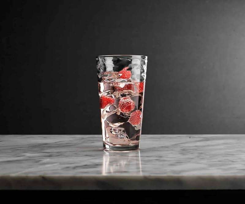 Glaver's Drinking Glasses Set of 10 Highball Glass Cups, 17 Oz Cooler Glassware. Home and Bar Everyday Basic Drinkware Elegant Kitchen Glasses for Water, Juice, Cocktails, Iced Tea. - Image 9